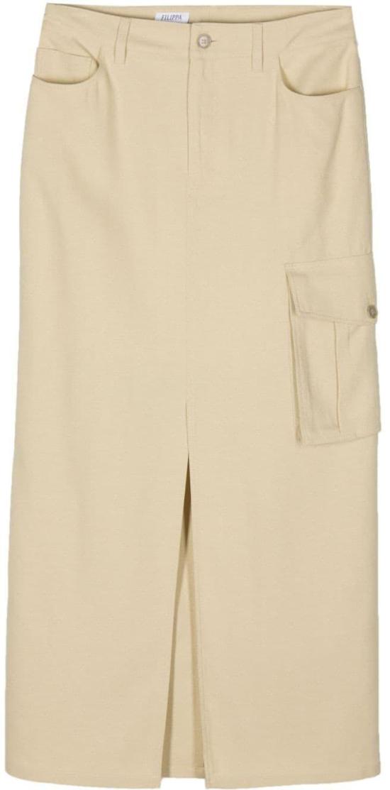  필리파 케이 롱 스커트 305149948 BEIGE