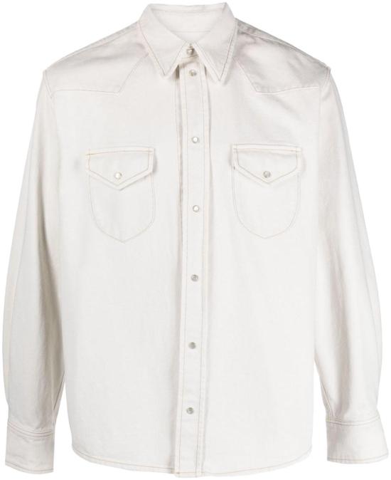  발리 셔츠 MSH013CO244U103 WHITE