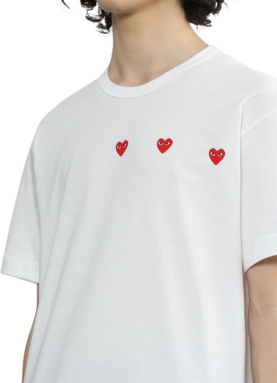 26SS 꼼데가르송 반팔 티셔츠 AXT3373 WHITE - COMME DES GARCONS