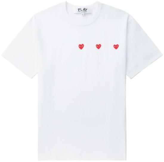 26SS 꼼데가르송 반팔 티셔츠 AXT3373 WHITE