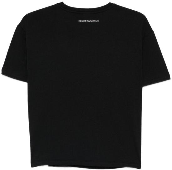 26SS 엠포리오 아르마니 반팔 티셔츠 EW003595AF12597UC001 BLACK - EMPORIO ARMANI