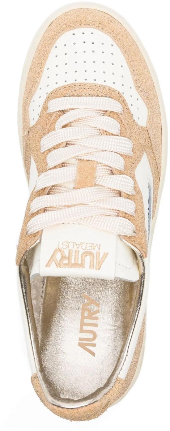 25FW 오트리 메달리스트 로우 레더 스니커즈 AULWTA03 WHITE - AUTRY
