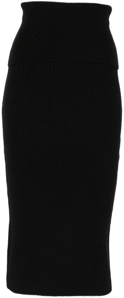 25FW 이로 미디 스커트 CHRISTYWM31BLA01 BLACK