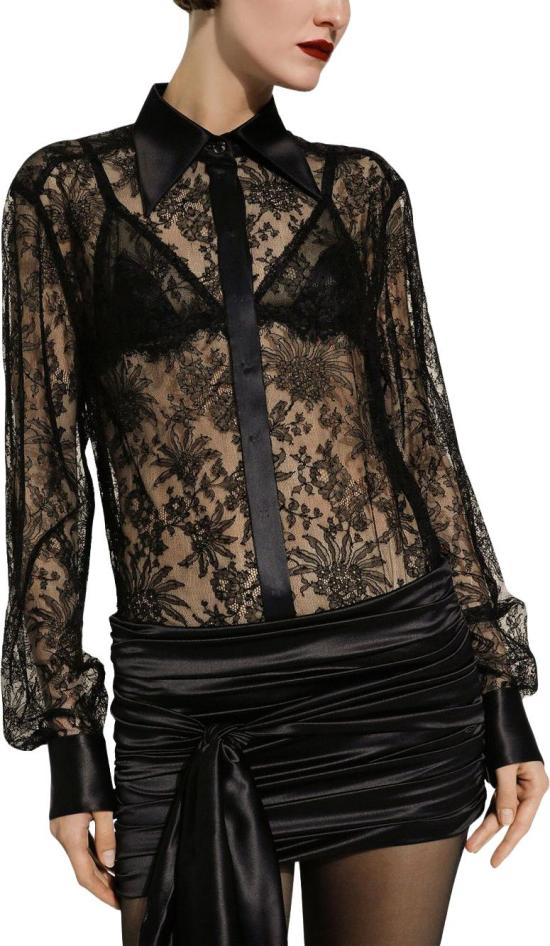  돌체앤가바나 블라우스 F5R42TMLMAEN0000 BLACK - DOLCE & GABBANA