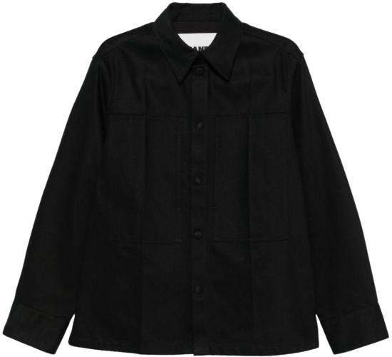  질샌더 긴팔 셔츠 J22DL0234J45257001 BLACK