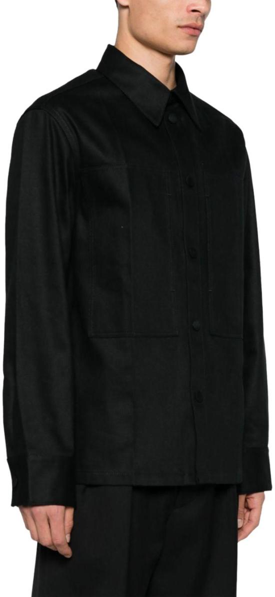  질샌더 긴팔 셔츠 J22DL0234J45257001 BLACK - JIL SANDER