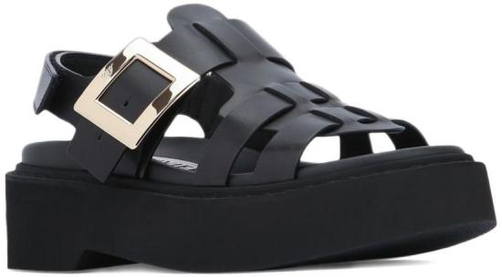 25FW 로저비비에 샌들 RVW76941870D90B999 BLACK - ROGER VIVIER