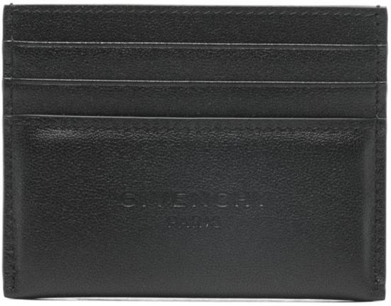 26SS 지방시 레더 안티고나 스탬프 카드 홀더 BK60G0K21L001 BLACK