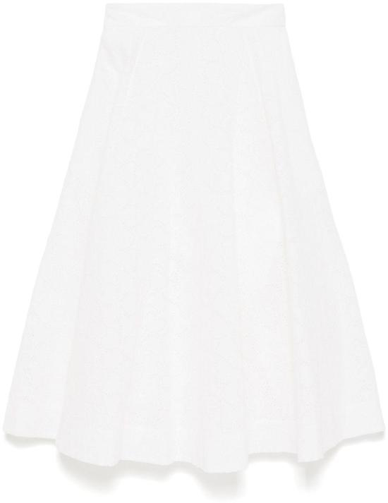25SS 짐머만 미디 스커트 2540SR251IVO WHITE