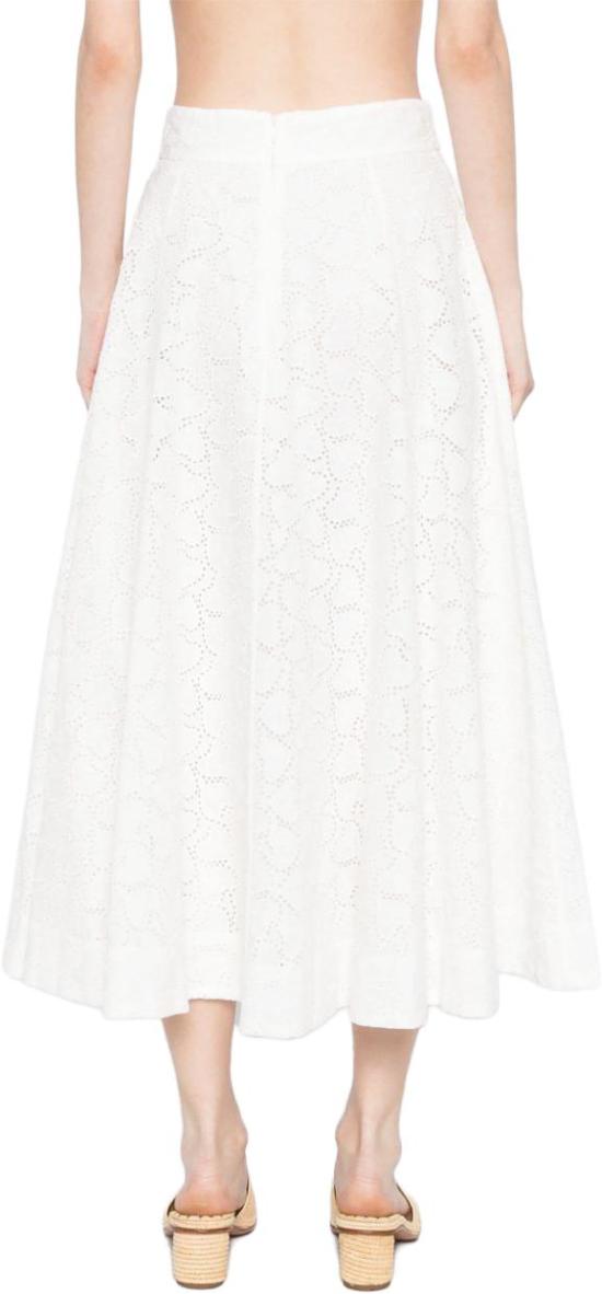25SS 짐머만 미디 스커트 2540SR251IVO WHITE - ZIMMERMANN