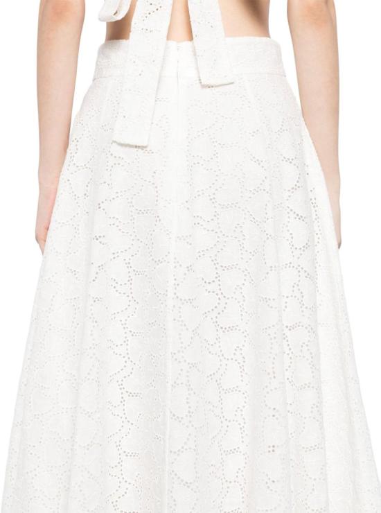 25SS 짐머만 미디 스커트 2540SR251IVO WHITE - ZIMMERMANN