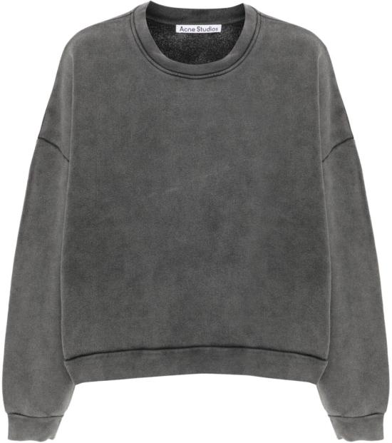 25FW 아크네 스튜디오 로고 패치 스웨트셔츠 CI0137BM0 GREY