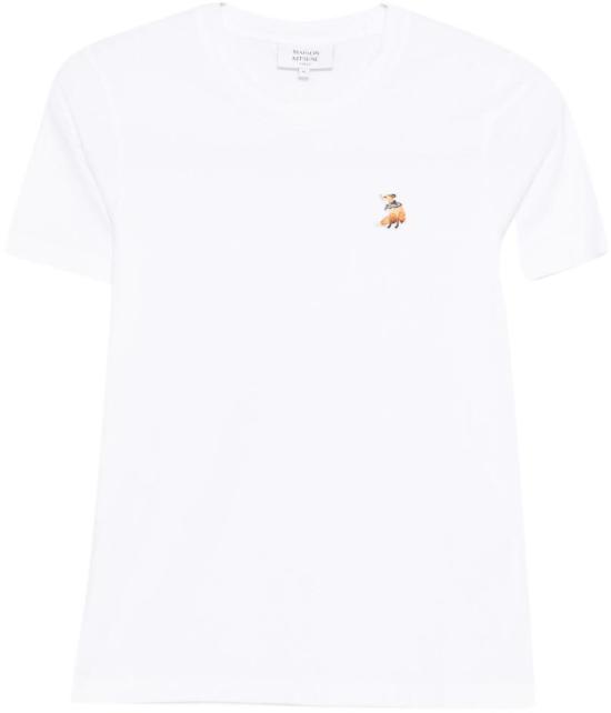 26SS 메종키츠네 드리밍 폭스 레귤러 티셔츠 QW00109KJ7026P100 WHITE