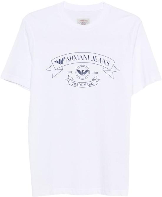 26SS 엠포리오 아르마니 반팔 티셔츠 EM005926AF25885U0009 WHITE
