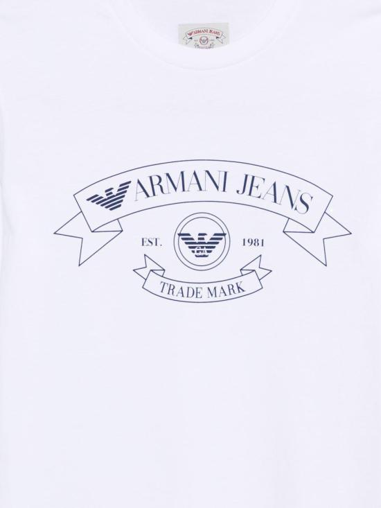 26SS 엠포리오 아르마니 반팔 티셔츠 EM005926AF25885U0009 WHITE - EMPORIO ARMANI