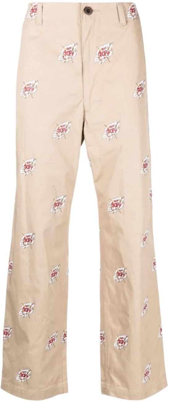  와타나베 준야 스트레이트 팬츠 P0040511 BEIGE