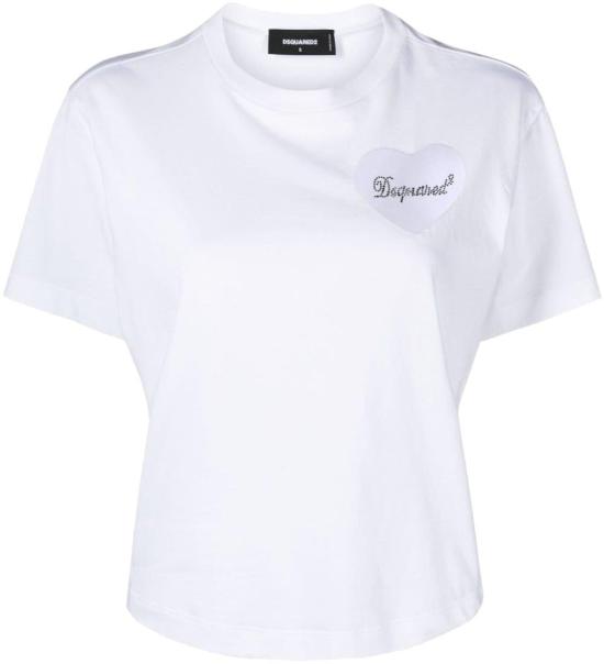  디스퀘어드2 반팔 티셔츠 S75GD0382S24662100 WHITE