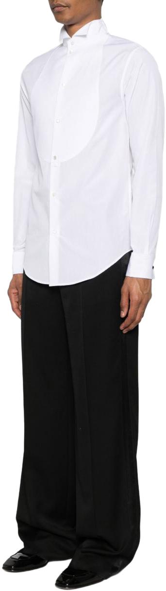 26SS 엠포리오 아르마니 긴팔 셔츠 EM005837TE10075U0002 WHITE - EMPORIO ARMANI