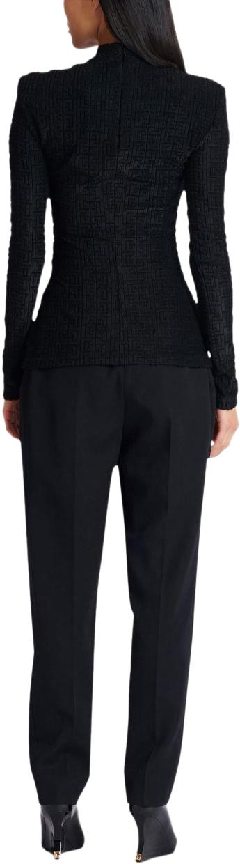 26SS 발망 스웨터 GF1AR962JL420PA BLACK - BALMAIN