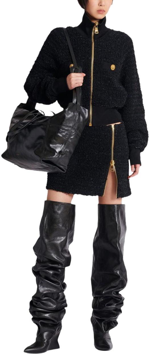 25FW 발망 자켓 FF0TE200KJ160PA BLACK - BALMAIN