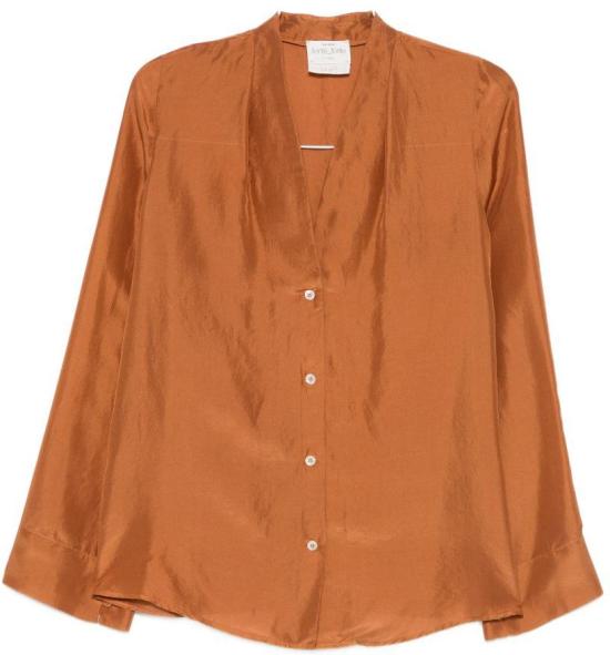 26SS 포르테포르테 블라우스 14859MYSHIRTBRONZE BROWN
