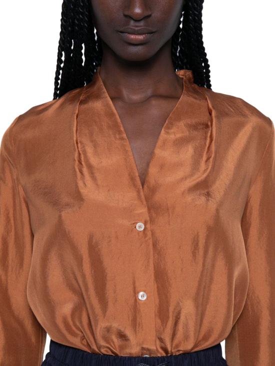 26SS 포르테포르테 블라우스 14859MYSHIRTBRONZE BROWN - FORTE FORTE
