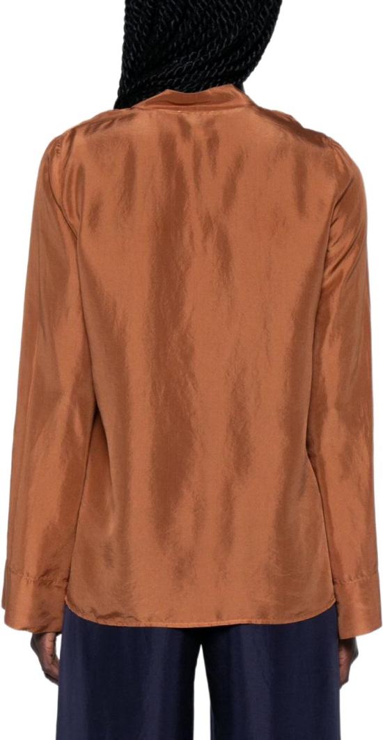 26SS 포르테포르테 블라우스 14859MYSHIRTBRONZE BROWN - FORTE FORTE