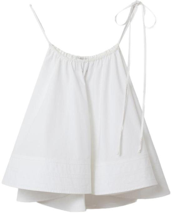 26SS 스텔라 맥카트니 민소매 티셔츠 6T02883HU1919000 WHITE