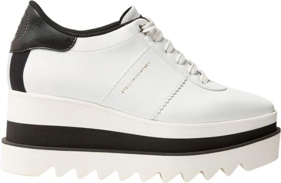26FW 스텔라 맥카트니 스닉엘리세 플랫폼 트레이너 810611AP0AM09001 WHITE