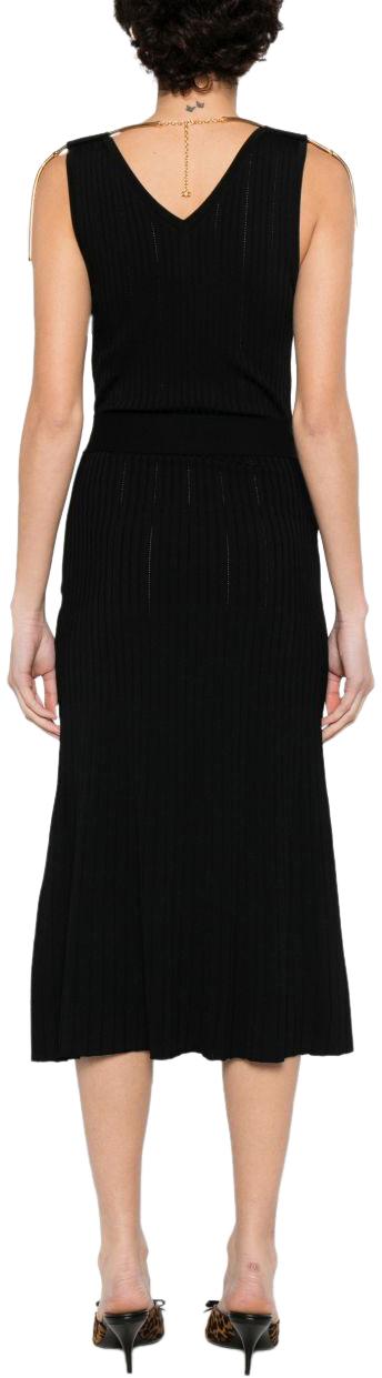 26SS 엘리자베타프랜치 롱 원피스 AM18S61E2110 BLACK - ELISABETTA FRANCHI