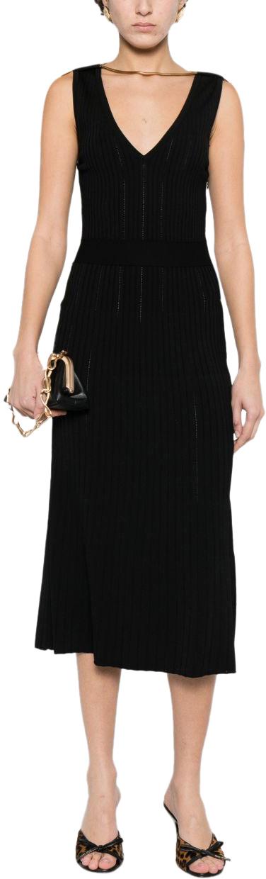 26SS 엘리자베타프랜치 롱 원피스 AM18S61E2110 BLACK - ELISABETTA FRANCHI