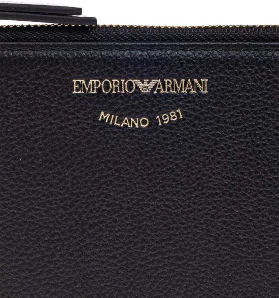 26SS 엠포리오 아르마니 지갑 EW003035AF19568UC001 BLACK - EMPORIO ARMANI