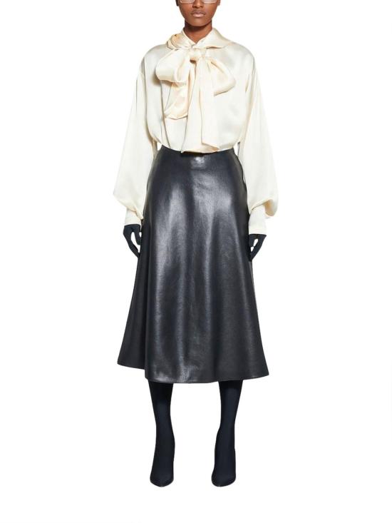 발렌시아가 미디 스커트 730777TNS171000 BLACK - BALENCIAGA