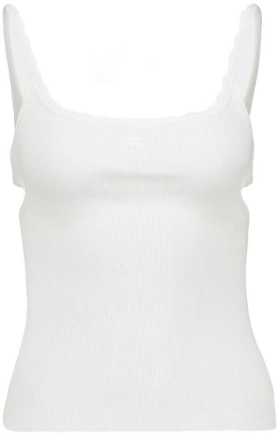 26SS 쿠레쥬 민소매 티셔츠 126JDE152JS01940001 WHITE