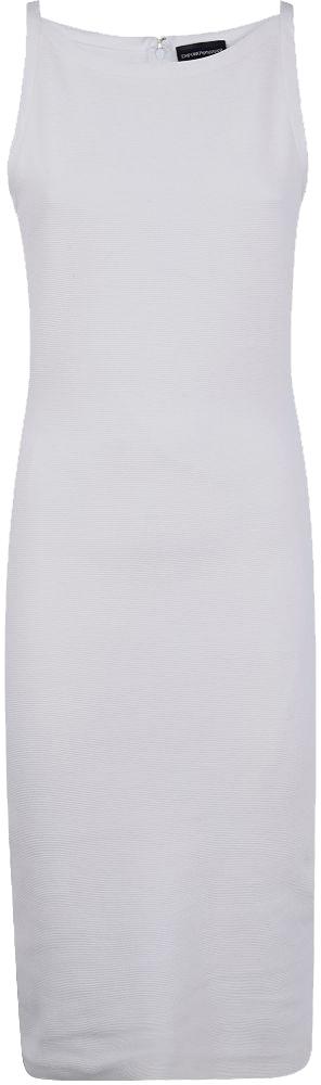 26SS 엠포리오 아르마니 미디 원피스 EW003529AF12364U0006 WHITE