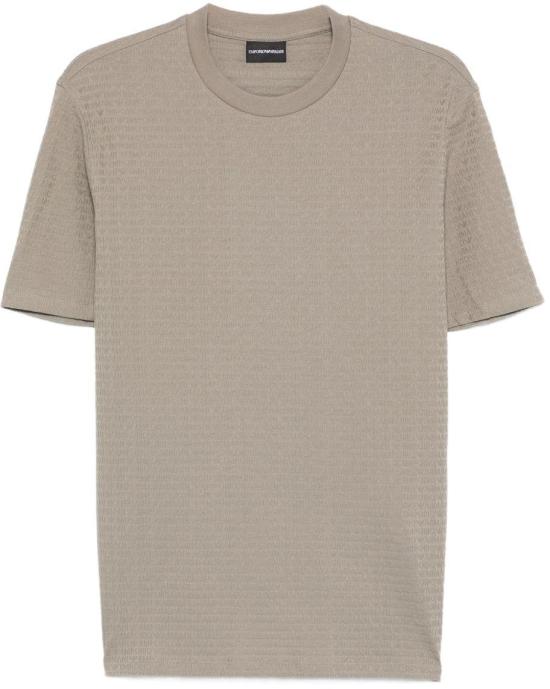 26SS 엠포리오 아르마니 반팔 티셔츠 EM004594AF10762F8219 TAUPE