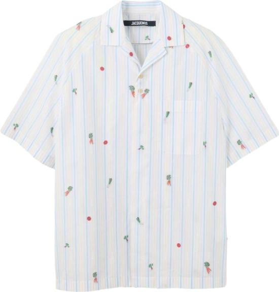 26SS 자크뮈스 반팔 셔츠 3700943863874 WHITE