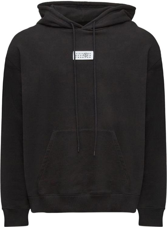 26SS 마르지엘라 후드 티셔츠 50607189819678 BLACK