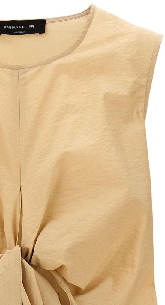 25SS 파비아나 필리피 미디 원피스 ABD265F200D8181261 BEIGE - FABIANA FILIPPI