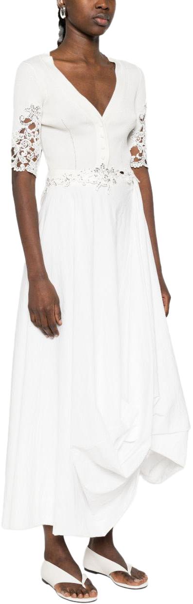 26SS 에르마노 설비노 스웨터 D485N317APCTZSQ10602 WHITE - ERMANNO SCERVINO
