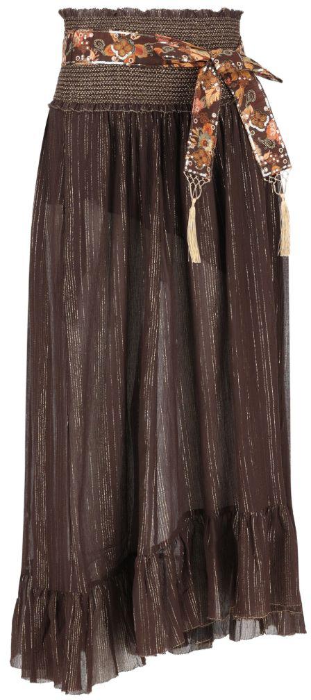 26FW 짐머만 롱 스커트 9013SSS261CHO BROWN