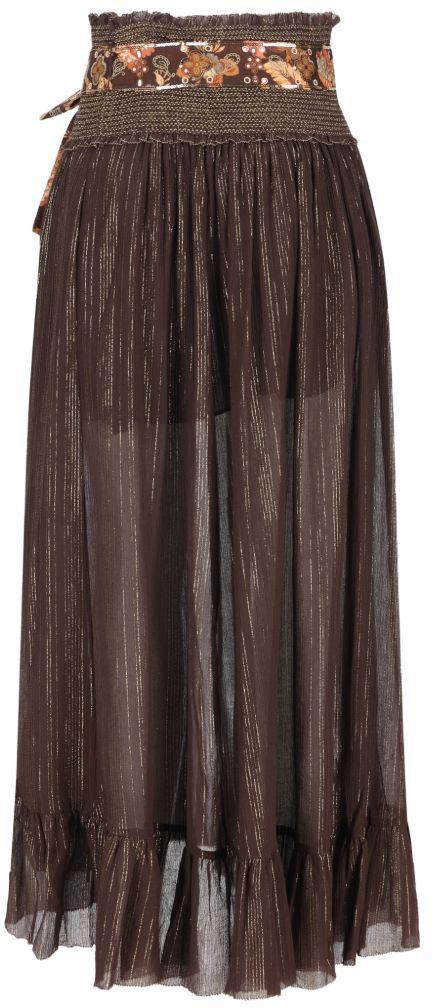 26FW 짐머만 롱 스커트 9013SSS261CHO BROWN - ZIMMERMANN