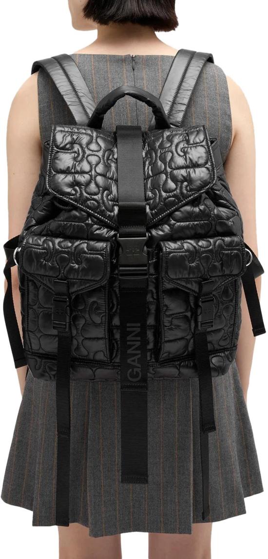 26SS 가니 백팩 9953425555742 BLACK - GANNI