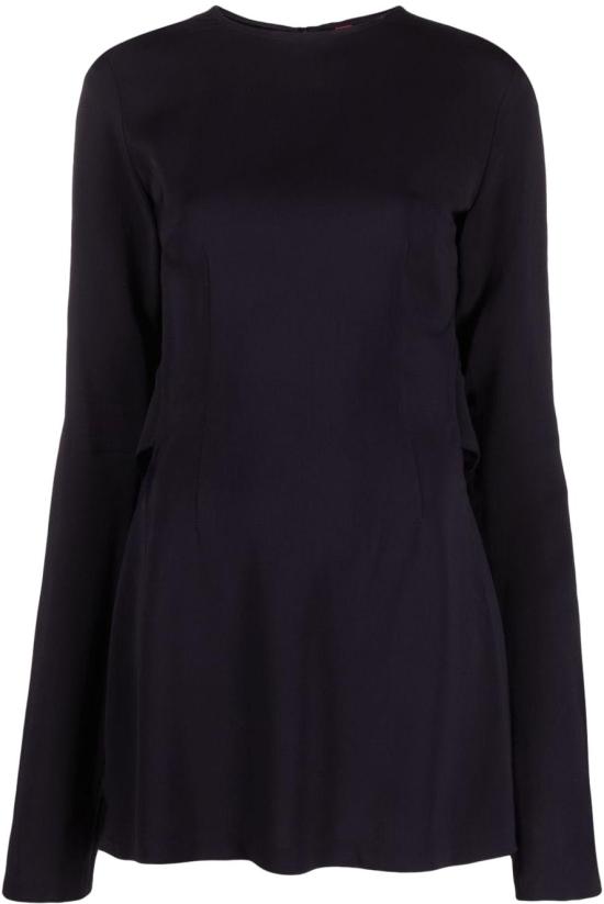 032C 숏 원피스 W0024DARKPLUM BLACK