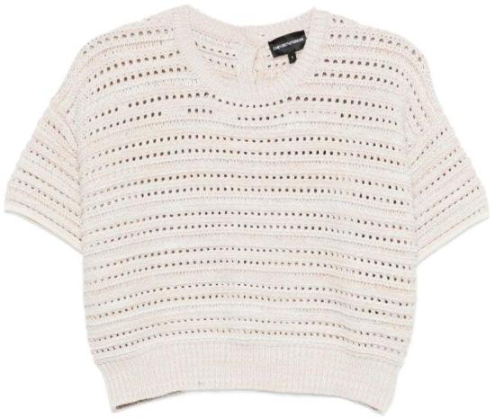 26SS 엠포리오 아르마니 스웨터 EW004675AF25815F1054 BEIGE