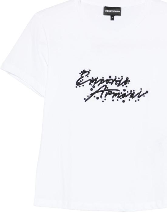 26SS 엠포리오 아르마니 반팔 티셔츠 EW003594AF12597U0002 WHITE - EMPORIO ARMANI
