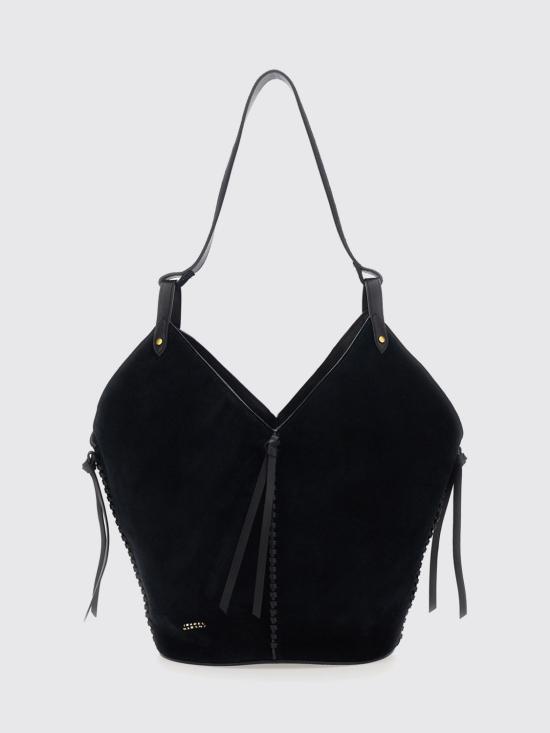 26SS 이자벨마랑 tampa 스웨이드 가죽 토트 백 PM0066FAC2C13M 01BK Black