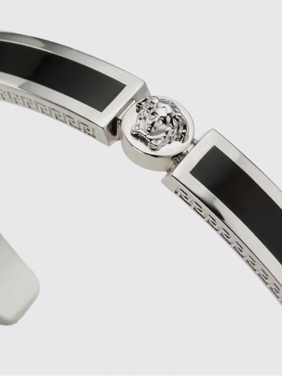 26SS 베르사체 브레이슬릿 10227861A00638 4J750 Black - VERSACE