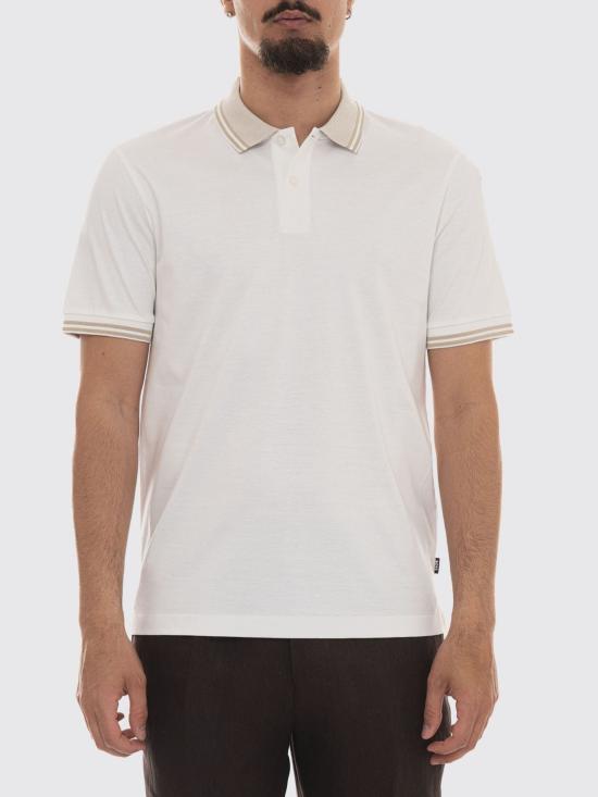 26SS 보스 폴로 티셔츠 50559654 100 White