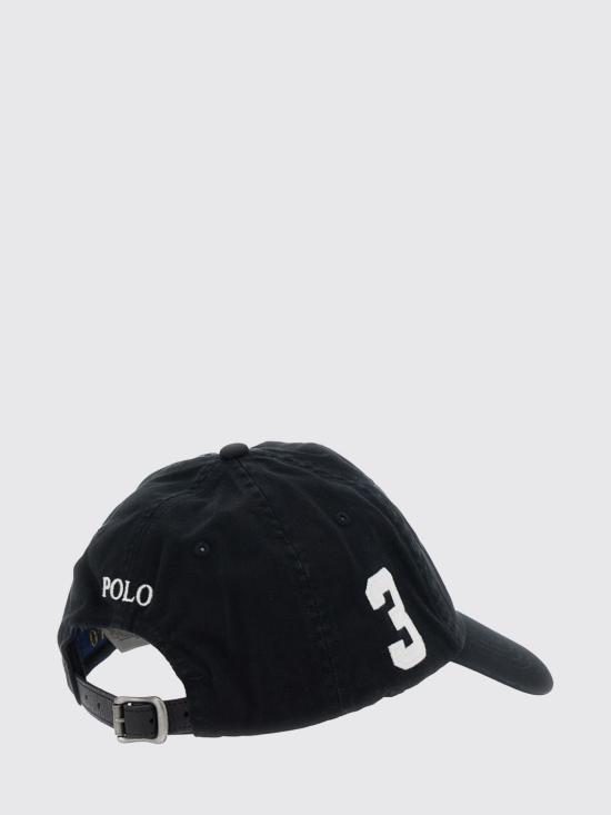 26SS 폴로 랄프로렌 로고 자수 코튼 볼캡 710673584 015 Black - POLO RALPH LAUREN